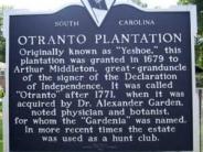 Otranto Plantation Sign