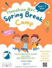Spring Break Camp Flyer