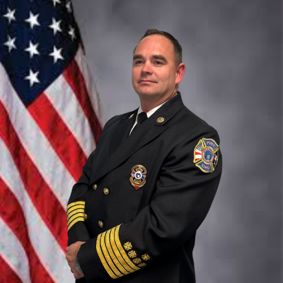 Portrait of Fire Chief Norman Hritz